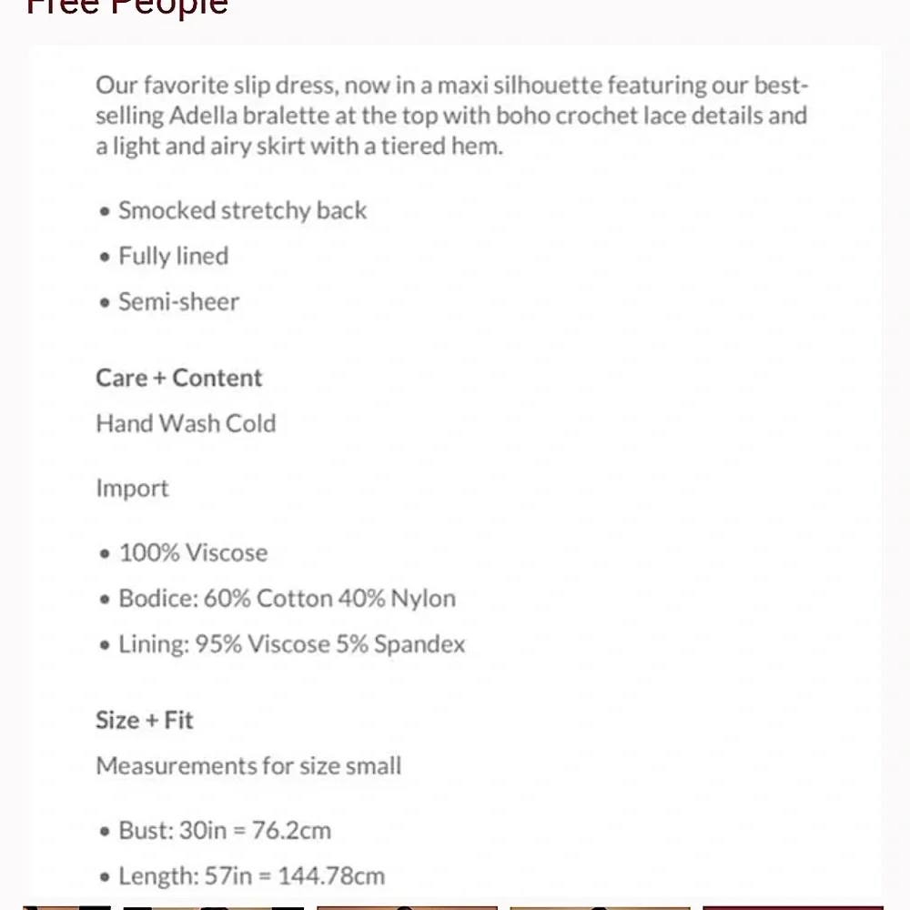 Free People Adella Maxi Slip Dress in Turquoise NWT - Picture 13 of 13